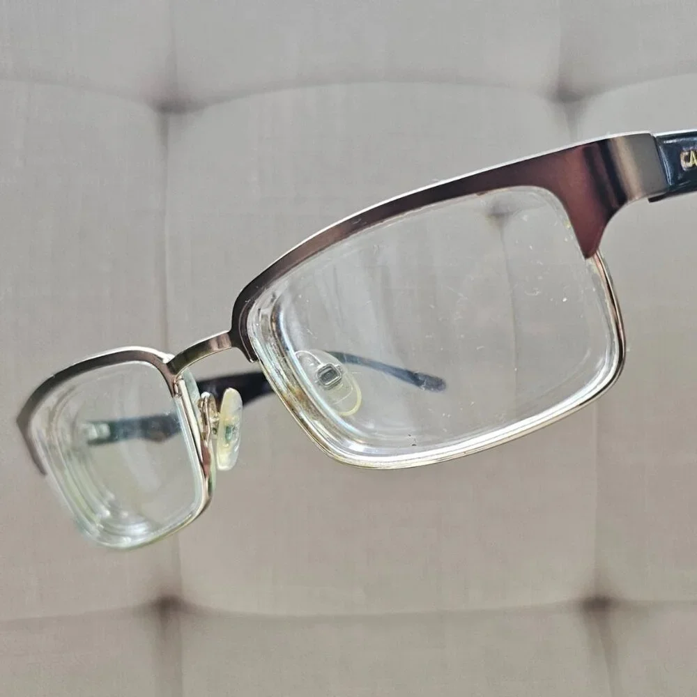 Carrera youth Eyeglasses Frame Brown/Gold Tone CA7605 Eye Wear Glasses